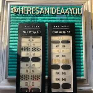 22 total one sheet of DAISIES and one sheet of BEE HAPPY nail wraps